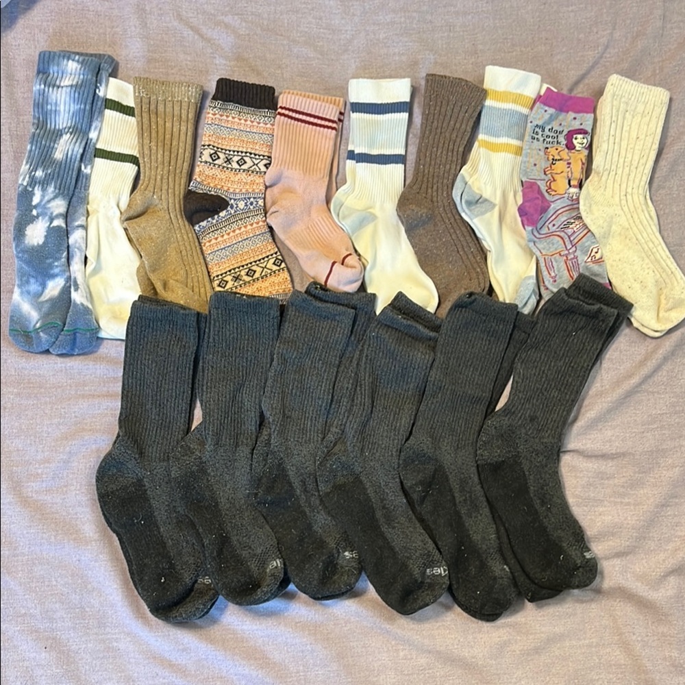 Assorted Socks Bundle- 16 pairs